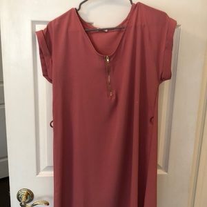 New with tags pink mid dress